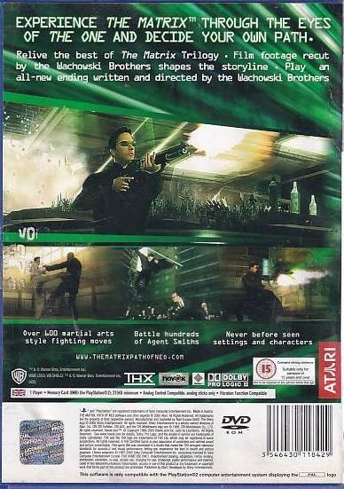 The Matrix Path of Neo - PS2 (Genbrug)